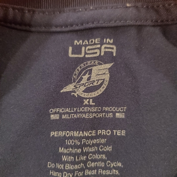 Navy made in U.S.A. Navy Shirt XL football - Picture 4 of 4